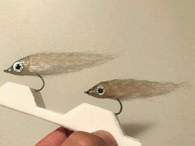 The two sizes, ready to fish.