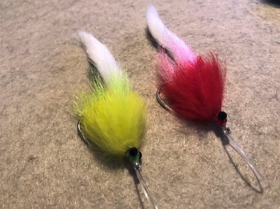 Weed/snag guards (forward facing for fly box storage)