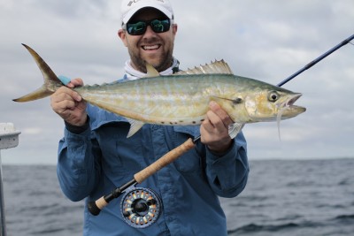 president with a sharky.